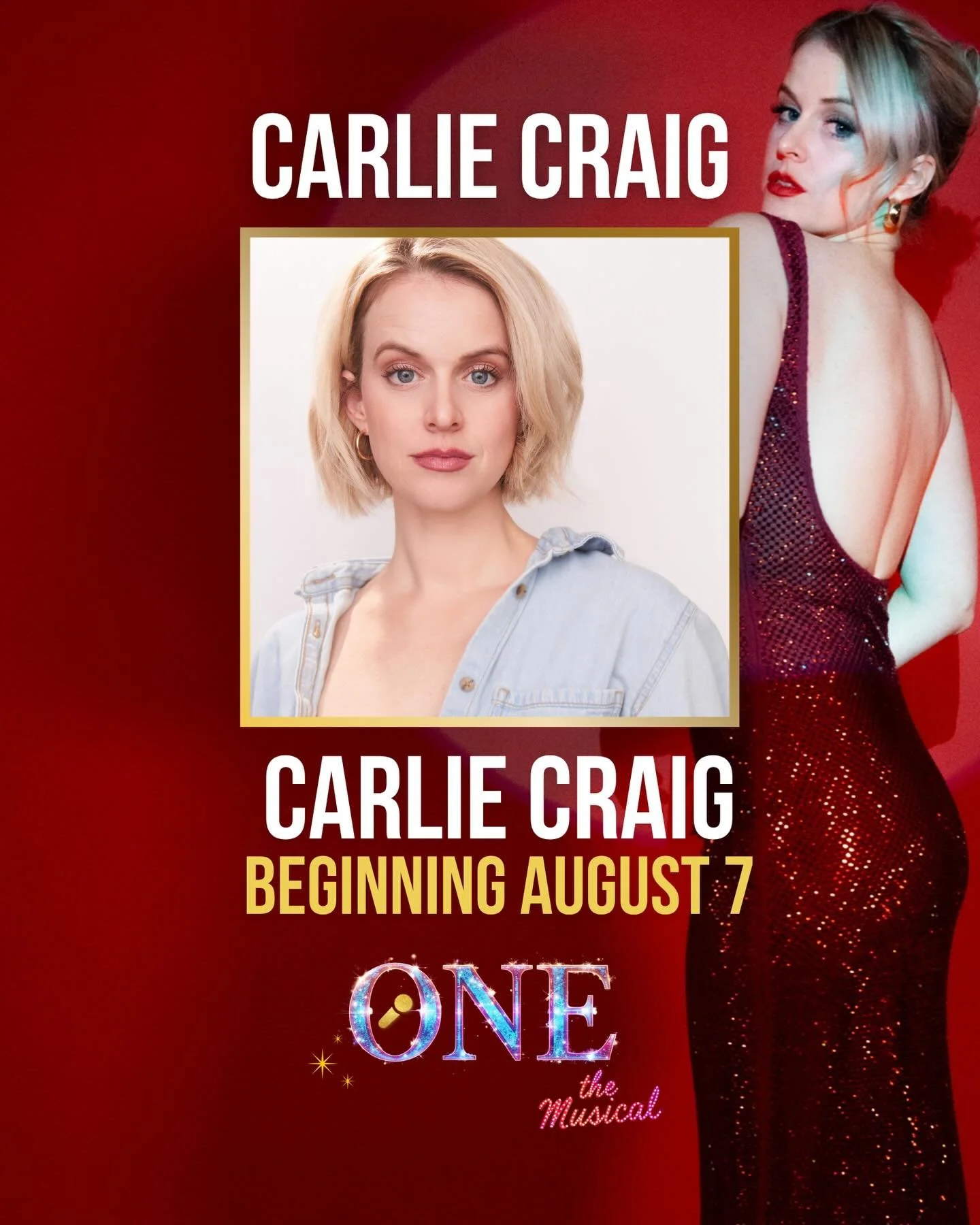 ⭐️ CARLIE CRAIG ⭐️ will boldly step into the role of #CarlieCraig on August 7th at #edfringe ❤️&zwj;🔥 in her @onewomanmusical #OneTheMusical
.
.
.
#famousgirl #shesnapped