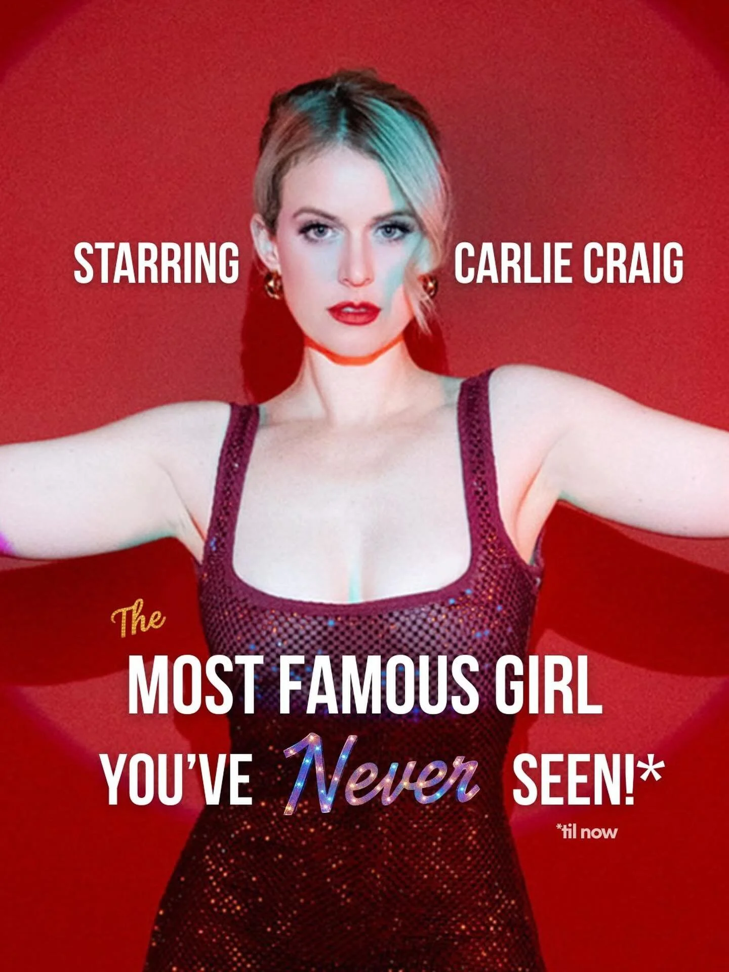 Announcement tomorrow 👀❤️&zwj;🔥 #onewomanmusical #carliecraig