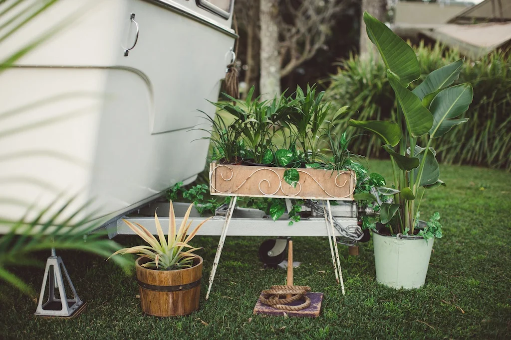Vintage Bucket Planters