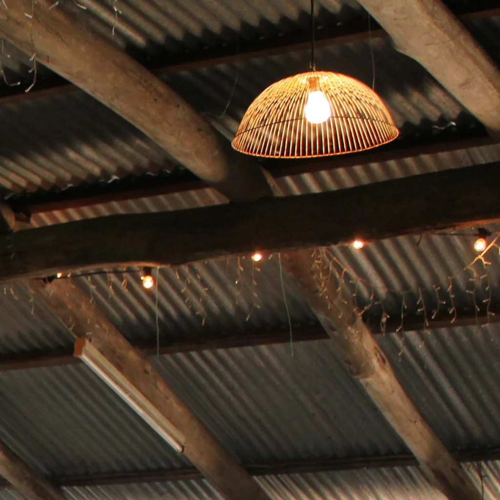 Industrial wire lampshades