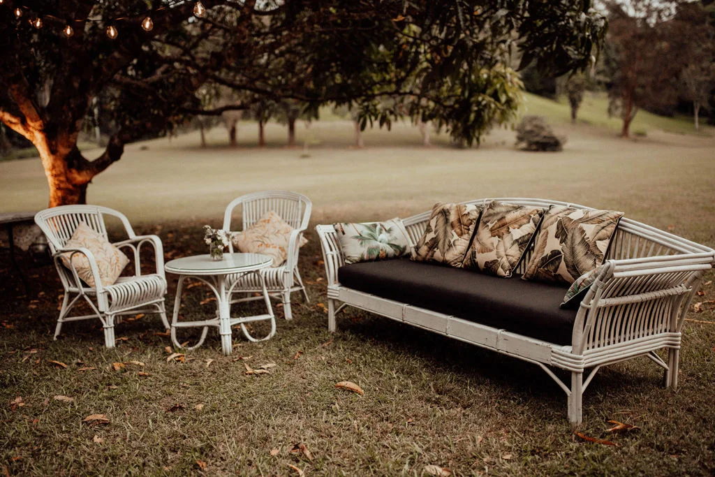 Cane Lounge Setting