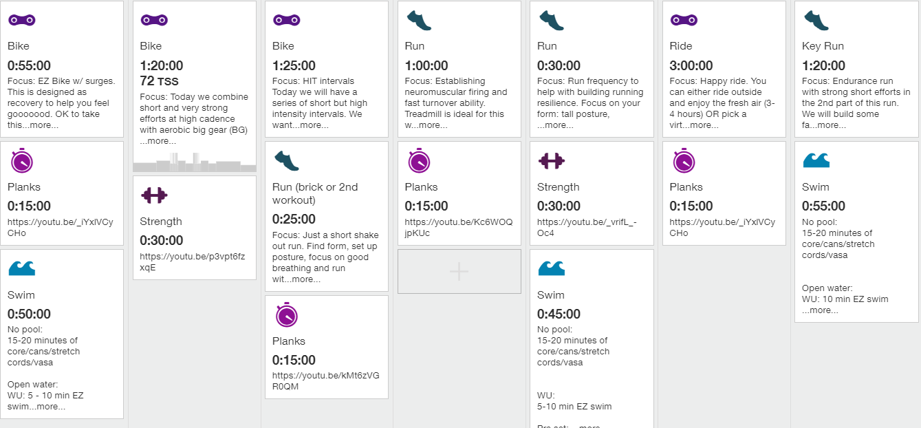 6-Week Triathlon Maintenance Plan 