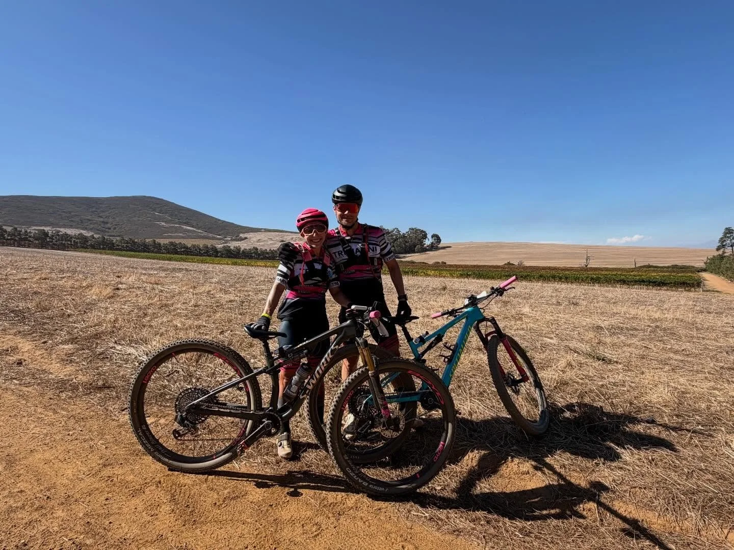 Tomorrow the journey begins. 🚵&zwj;♀️🚵🇿🇦 

The Absa Cape Epic prologue kicks off our 8-day, 440-mile, 52,500ft adventure across South Africa.

After almost 20 years together, Karel and I are racing as a team (mixed category) for the very first ti