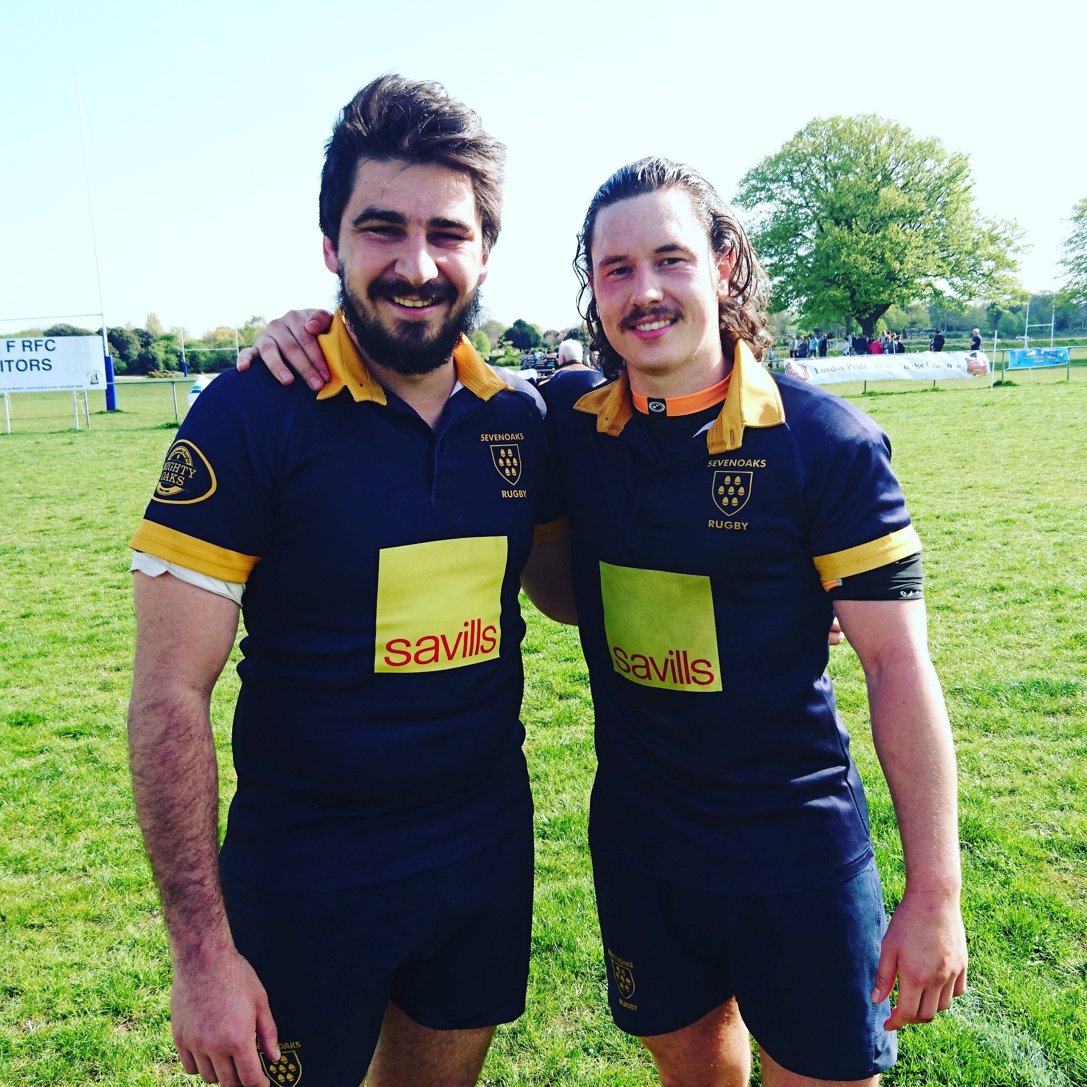 Farewell. Simon Humble and Isaac Winter both played their last matches for Sevenoaks RFC