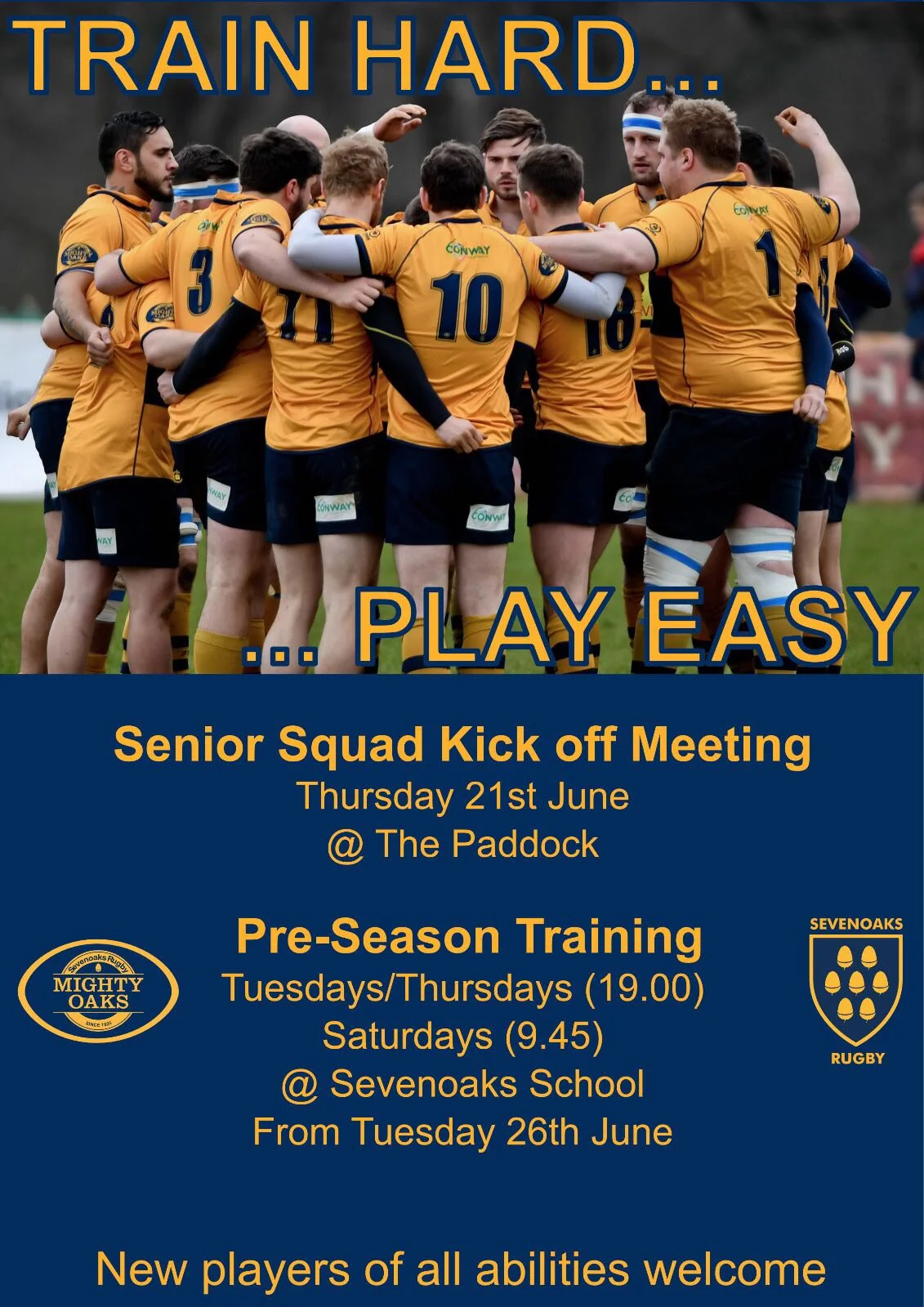 TRAIN HARD | PLAY EASY