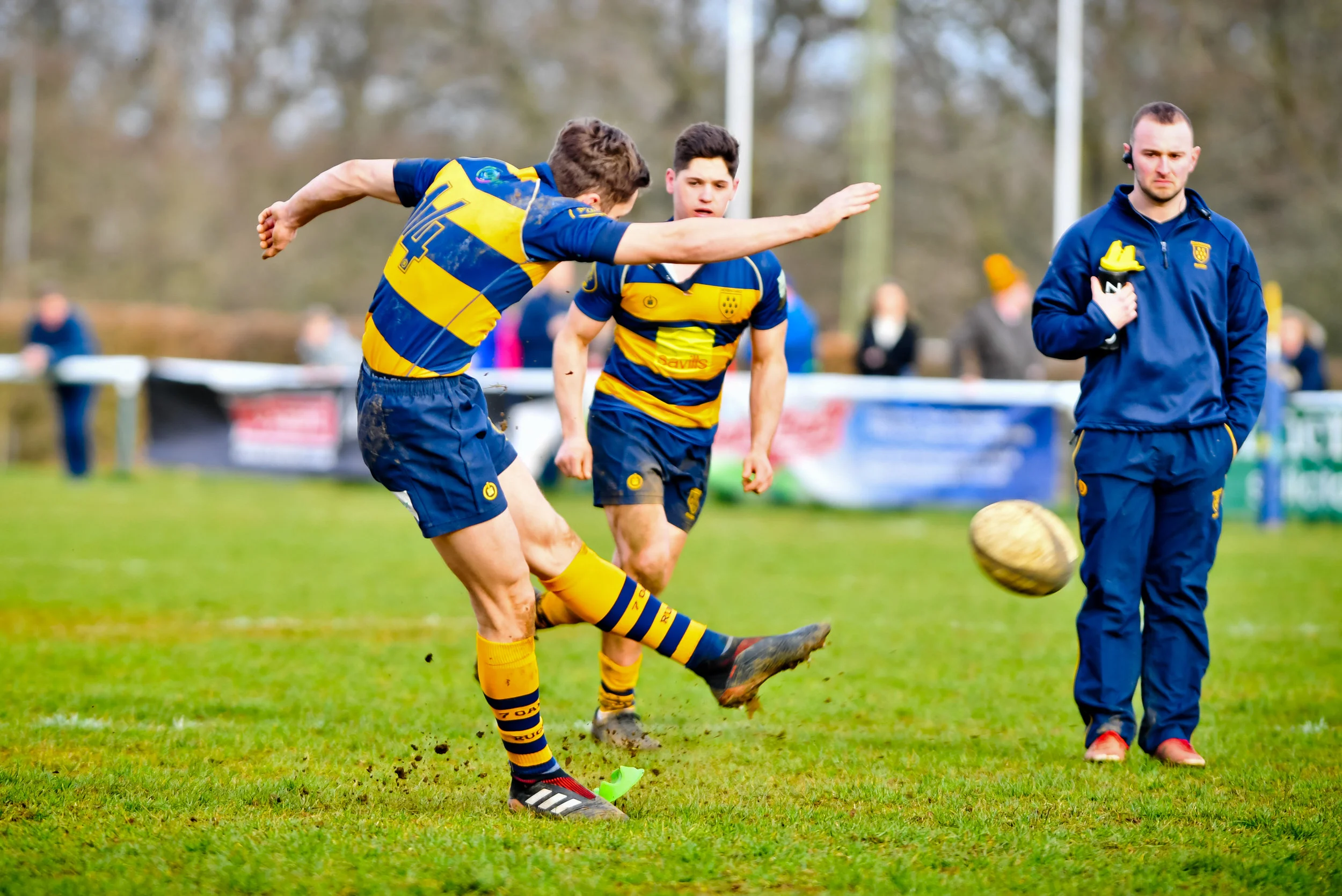 Oaks Ben Adams was on song from the tee on Saturday, plundering 17 points. Photo Credit: David Purday
