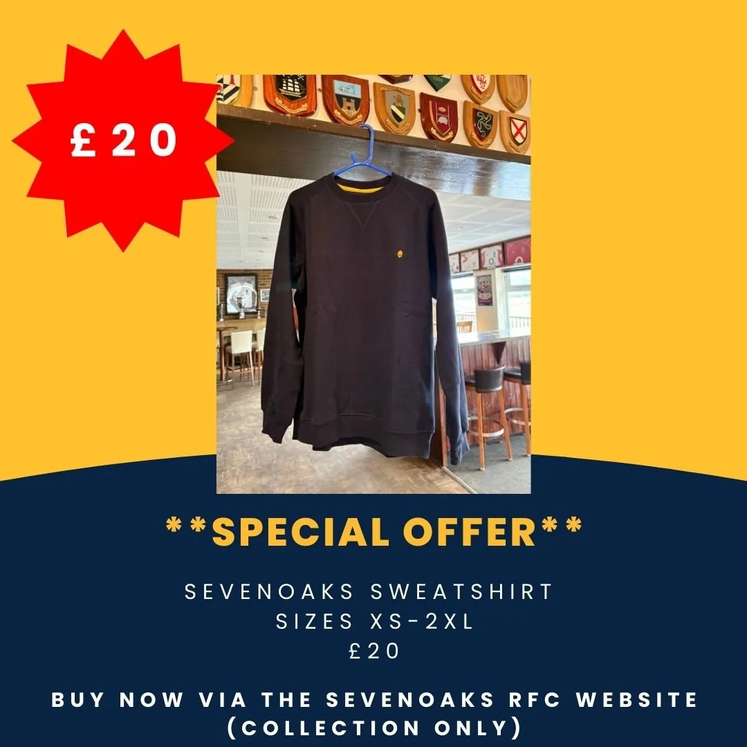 Special Offer on Sevenoaks RFC Sweatshirts