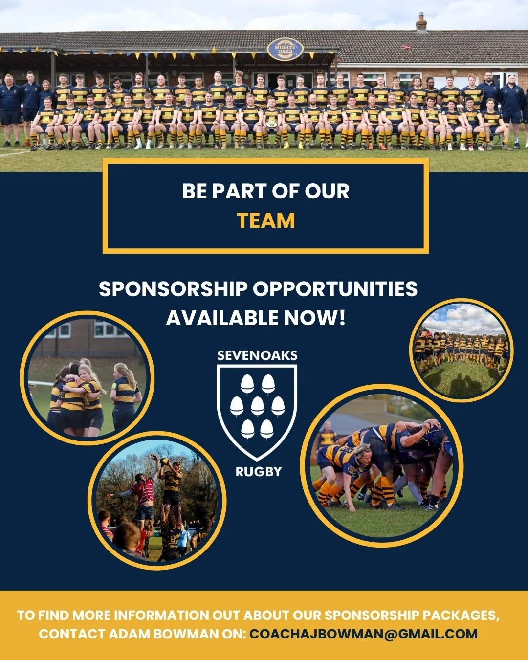 Become a Sponsor of Sevenoaks Rugby Club Today! — Sevenoaks Rugby