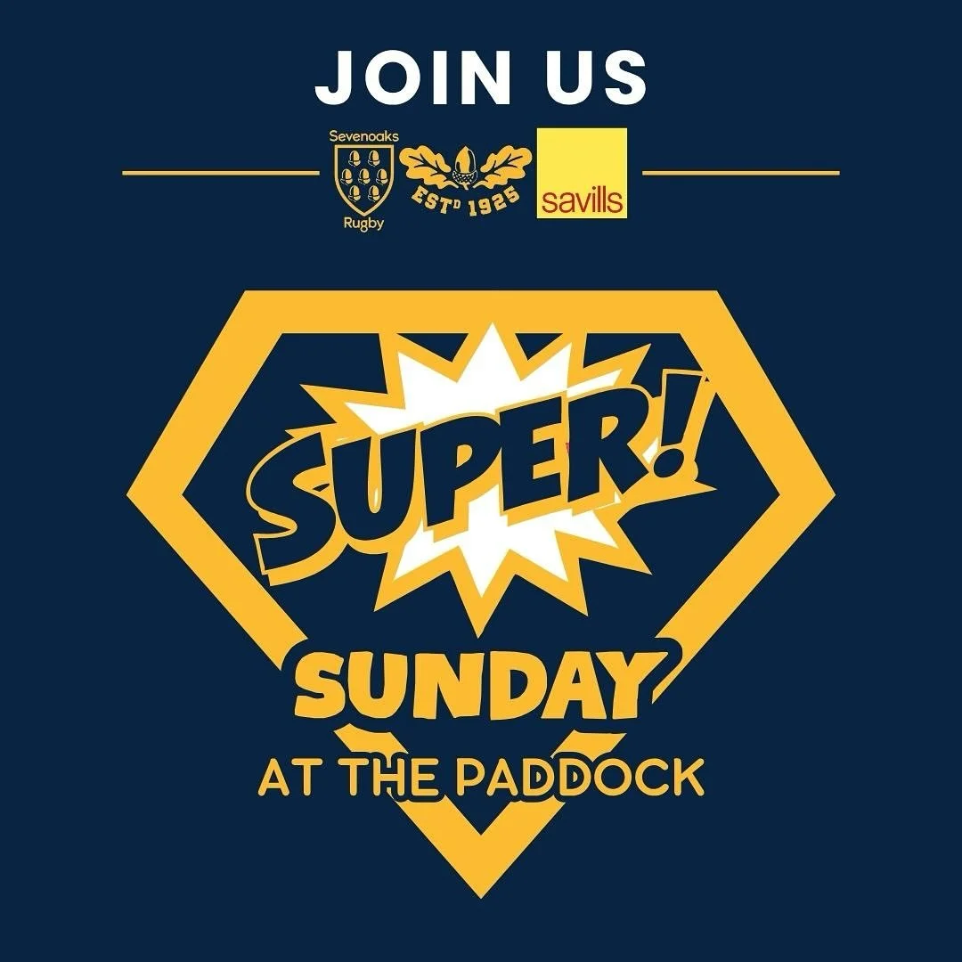 🚨Join us for SUPER SUNDAY this week at The Paddock🚨

✅U14 Boys vs. Hove - KO 09:45 &amp; 11:05 (Friendly)

✅U13 Boys vs. Tunbridge Wells &amp; Thanet - KO 10:00 &amp; 11:05 (Kent League)

✅U15 Boys vs. Old Elthamians - KO 11:05 (Kent League) 

✅U18