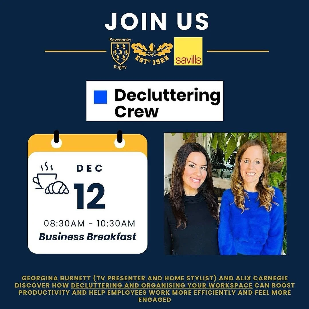 🚨Just over two weeks to go until the next Mighty Oaks Business Breakfast at Sevenoaks Rugby Club! Don&rsquo;t forget to sign up using the link below!🚨

✨Declutter to Deliver!✨

We will welcome Decluttering Crew&rsquo;s Georgina Burnett (aka The Hom
