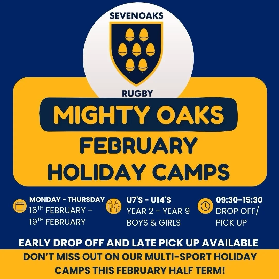💫February Half Term Holiday Camps💫

Our Mighty Oaks Multi-Sport Holiday Camps are back this February half term, and have something for everyone⚽️🏀🏈⚾️🏉🎾

Our experienced coaches deliver a fun-filled programme packed with a variety of activities 