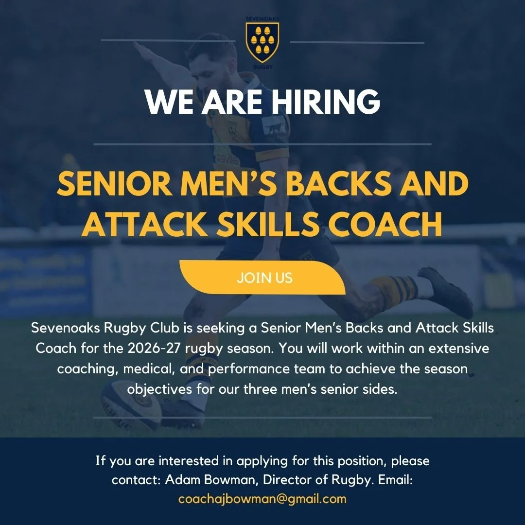 Senior Men’s Backs &amp; Attack Skills Coach Update