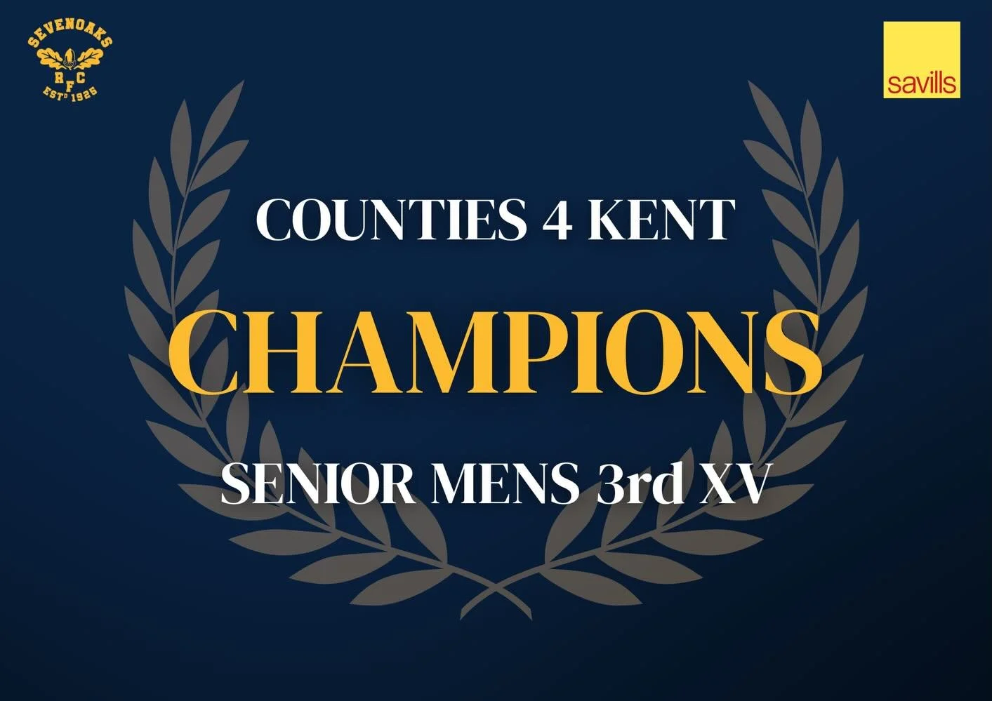 🏆BACK TO BACK CHAMPIONS🏆

Our Men&rsquo;s 3rd XV have cemented their place as back to back league champions as they took top spot in Counties 4 Kent 🔥🤩

For the 3s to show such consistency for over two years is a phenomenal accomplishment and tes