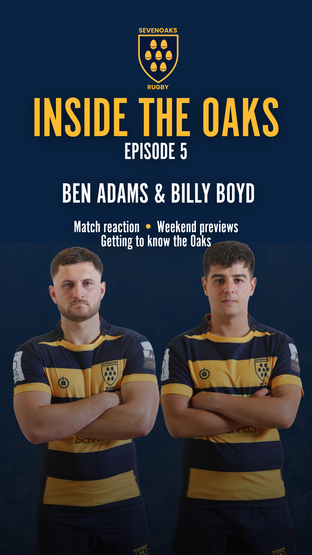 Inside the Oaks | Episode 5: Ben Adams &amp; Billy Boyd