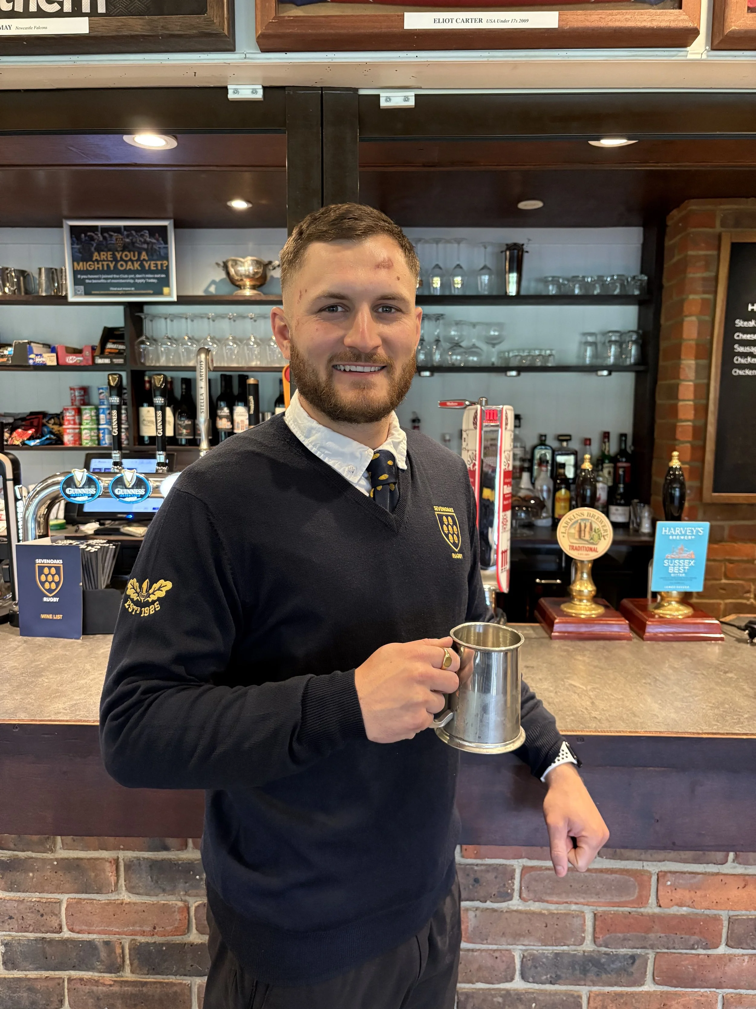 Sevenoaks RFC Centenary V-Neck Wool Jumper