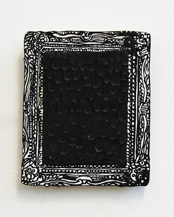  Untitled, Plasticine and screen print on paper, 2014 