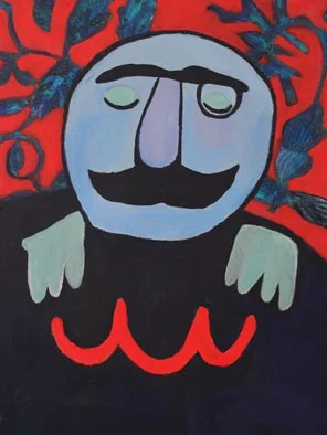   Untitled  Acrylic on canvas 12” x 14” 2018 