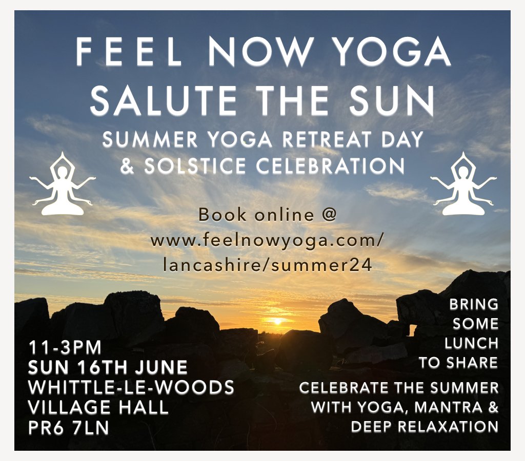 Pop Up Yoga Retreat Day in Whittle-le-Woods, Lancashire