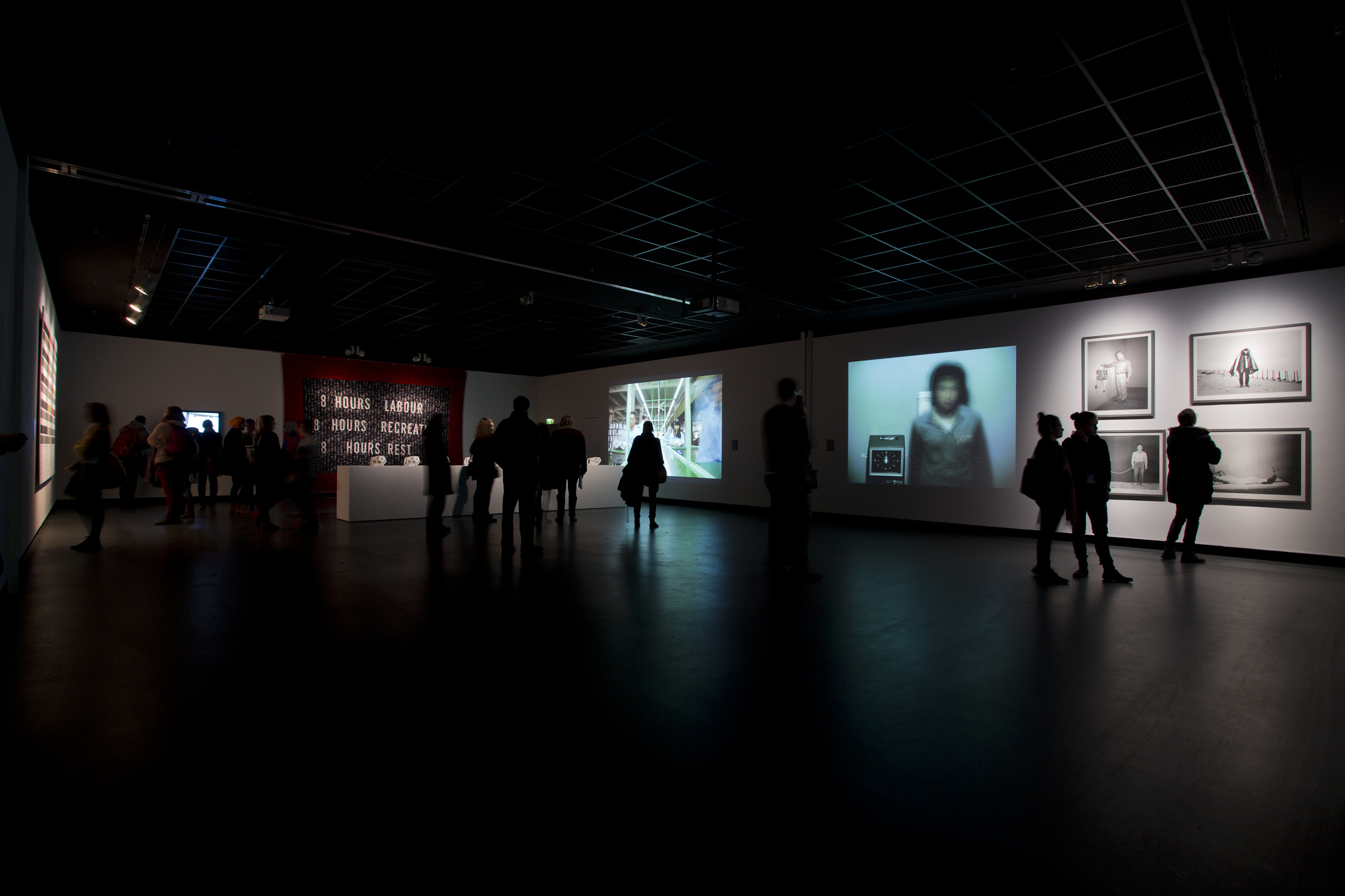 A view of one of the exhibition areas.