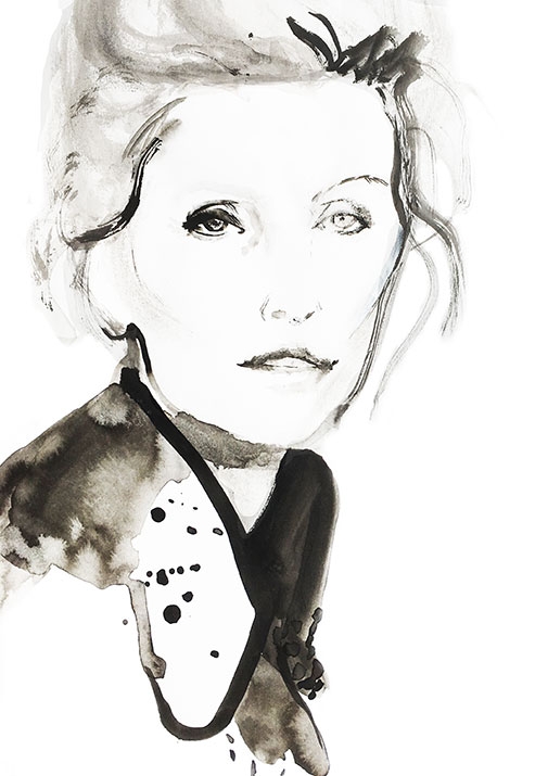 ink portrait