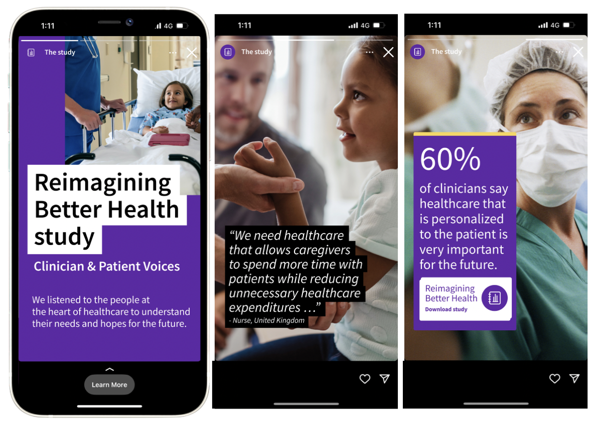  As a result, the initiative significantly  increased brand visibility, sparked industry-wide conversation, and strengthened GE HealthCare’s position  as a leading voice in healthcare innovation.   Read the report    Key successes:   Increased share 