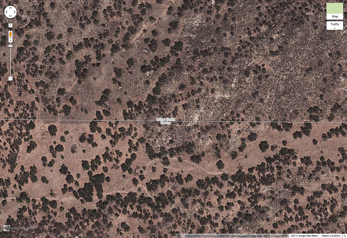 US / Mexico border