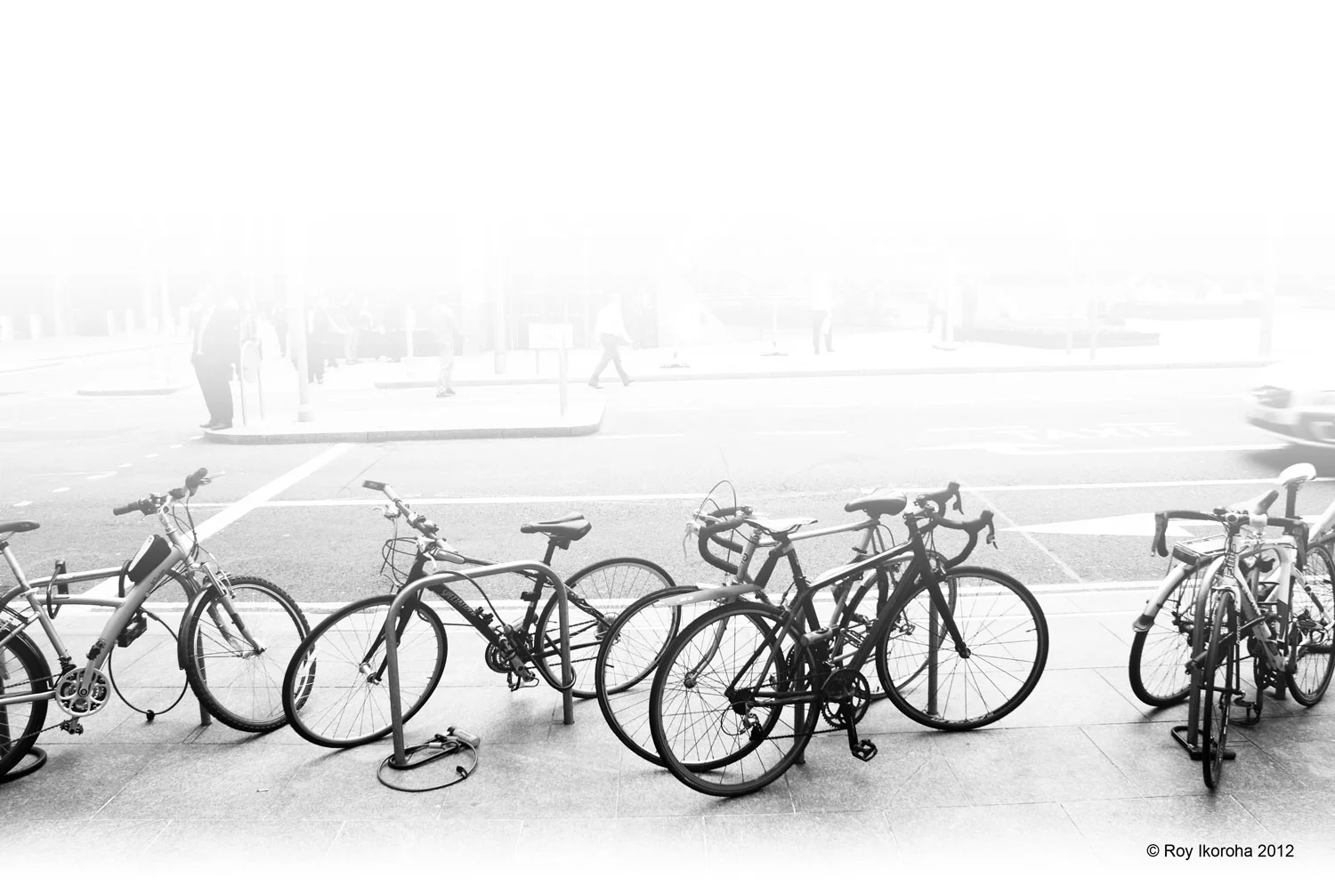 Bicycles In The Midst Of Canary Wharf - 2Sides
