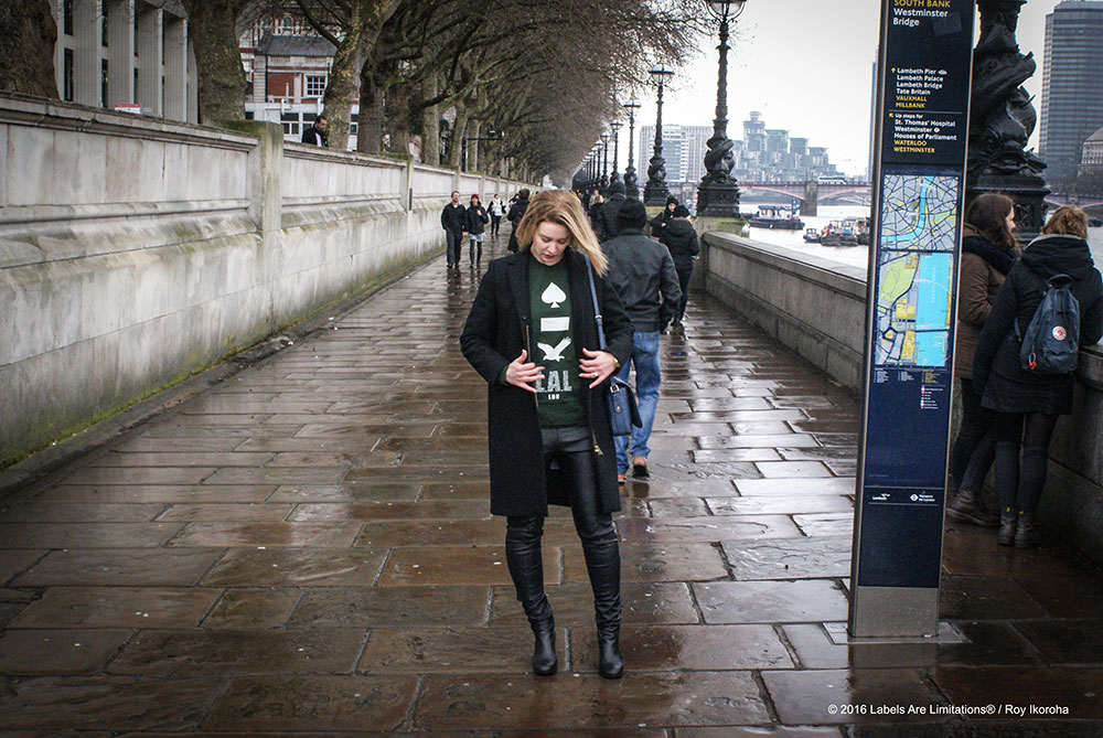 Helen Lloyd for Labels Are Limitations® AW15 | Photo by Roy Ikoroha