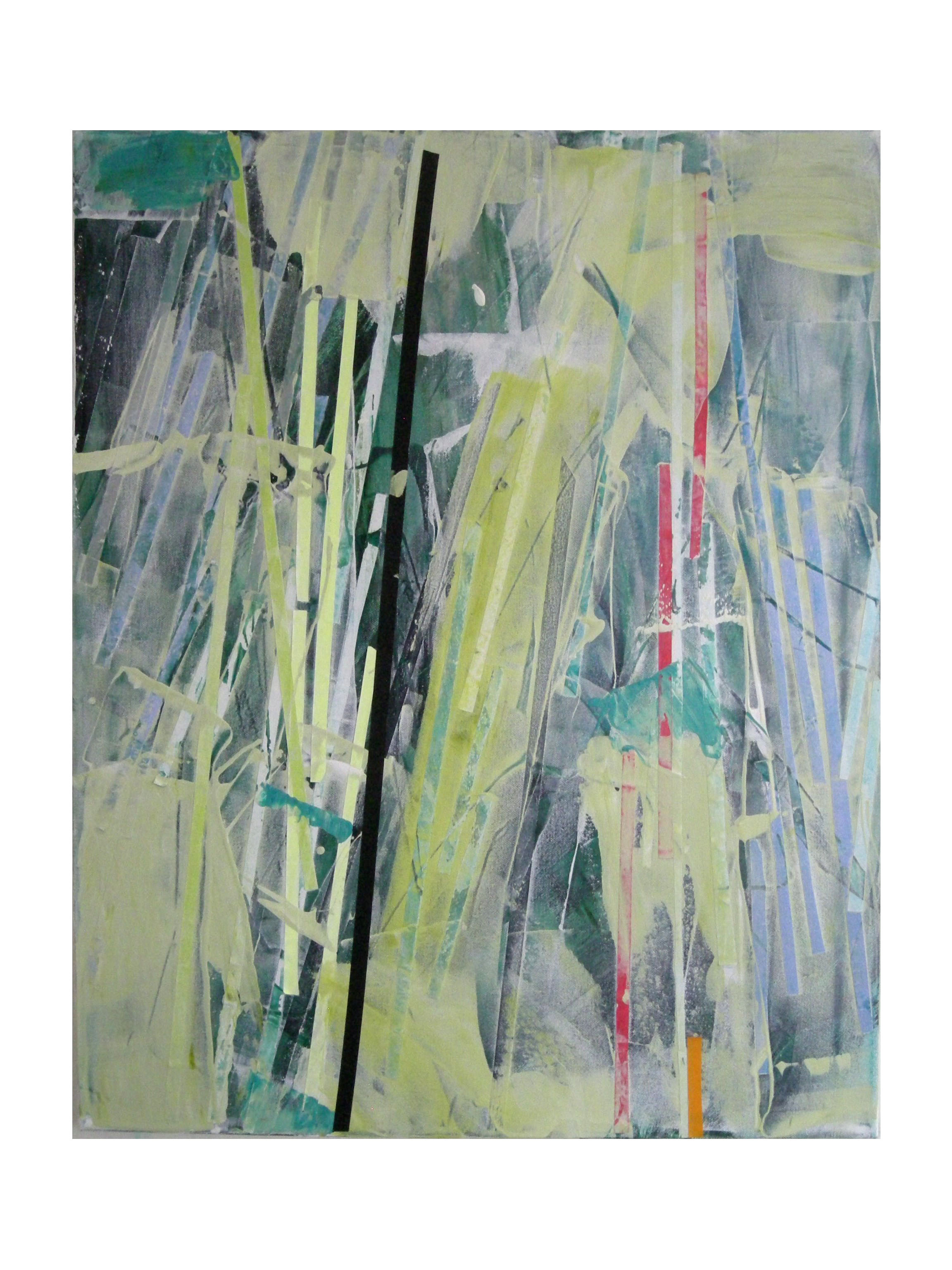 Color Fragment 34, 24 x 30, mixed media on canvas.