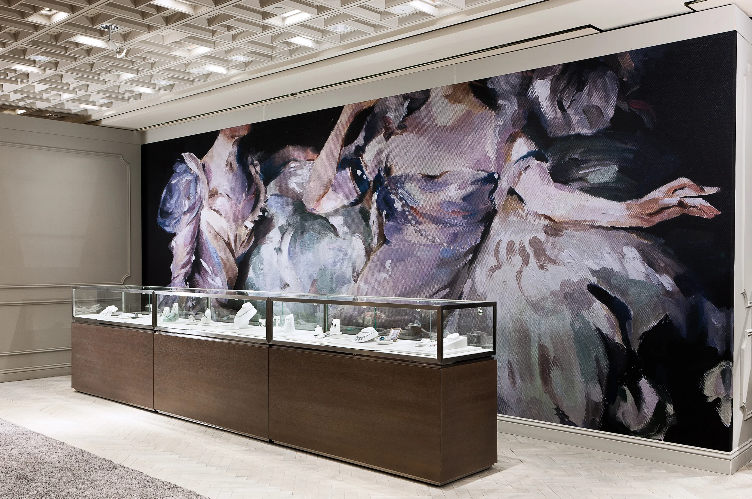 Tiffany & Co. - Caseline Jewelry Fixture Design & Repurposed Vintage Jewelry Boxes.