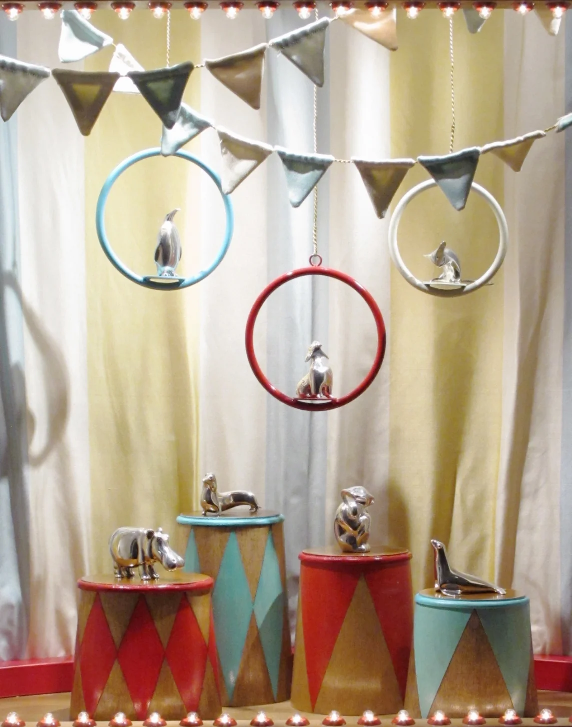 Archival Vitrine, Circus Paperweights
