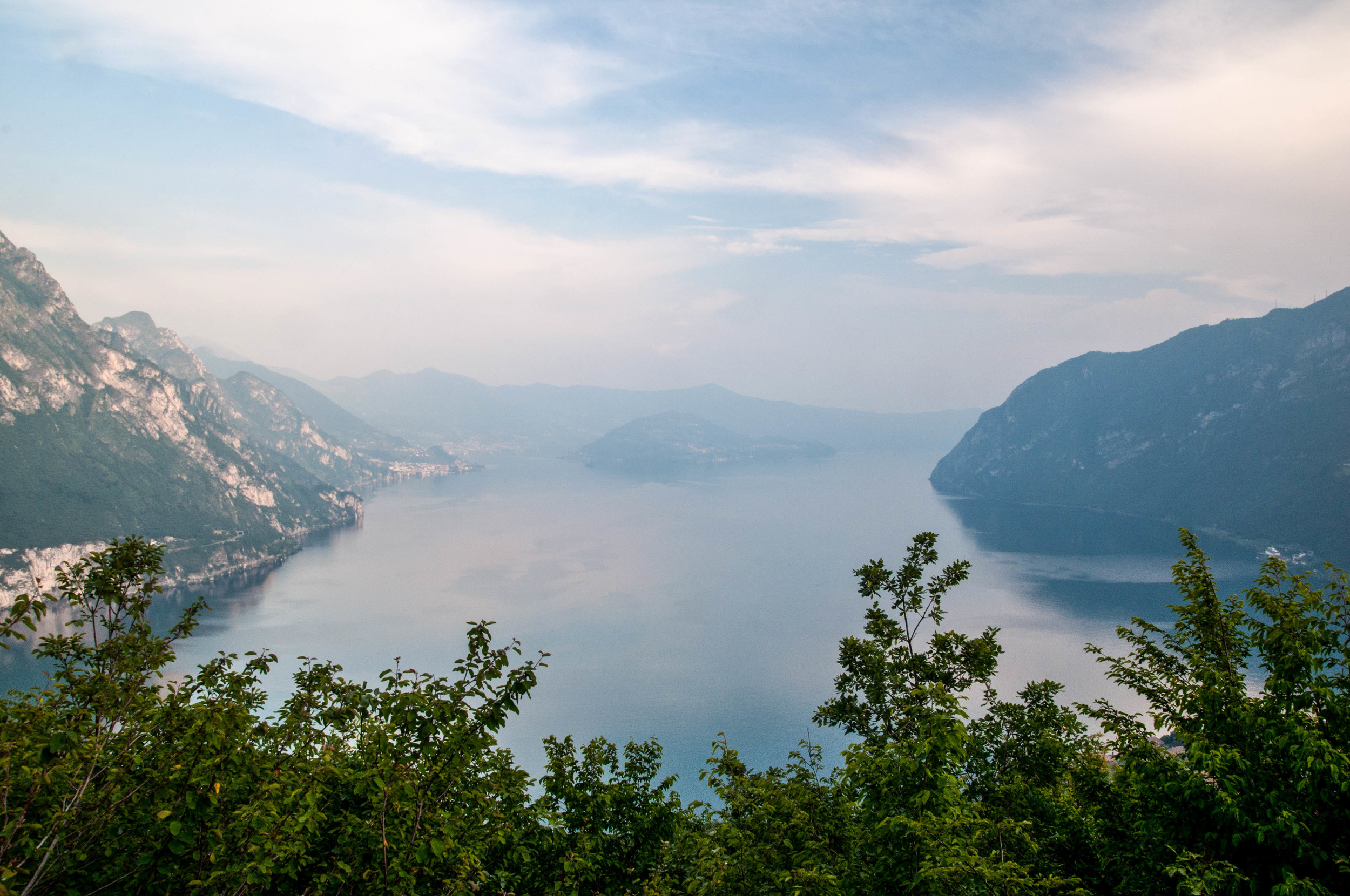 The view of Lake Iseo from our Air Bnb | Photograph by Lauren L Caron © 2016