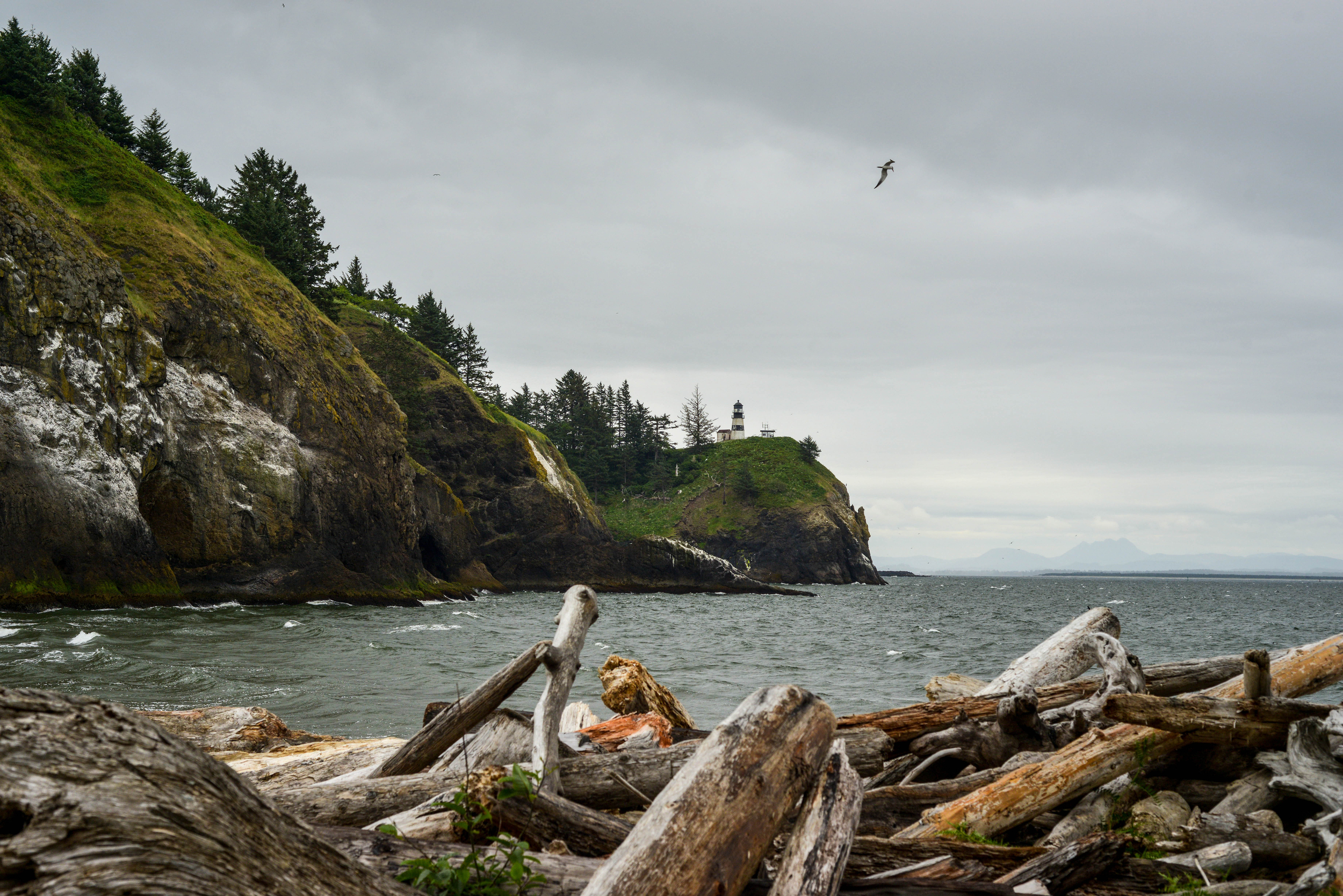 The Lighthouse at Cape Disappointment | Photo by: Lauren L Caron © 2016