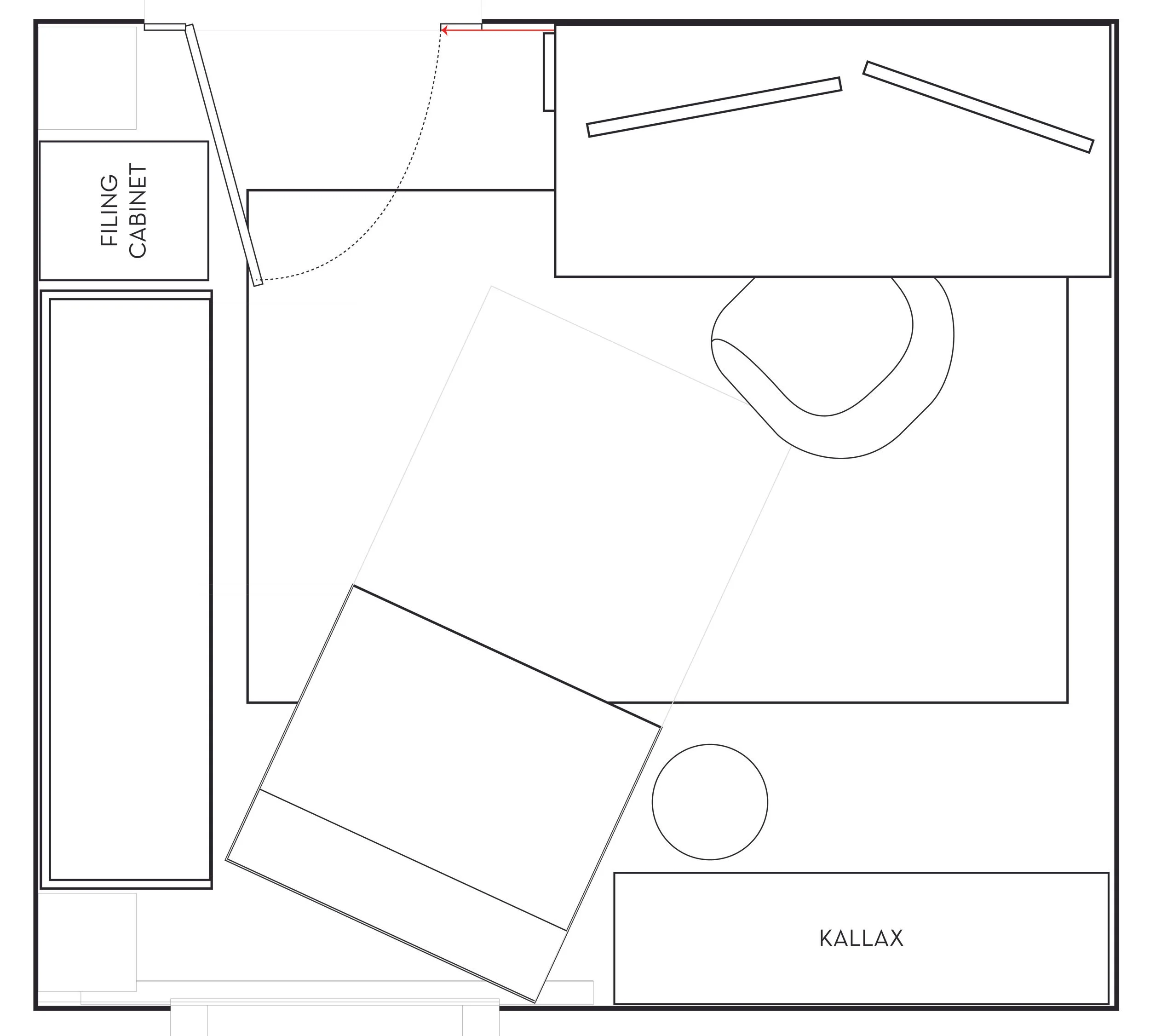 Updated Home Office Design