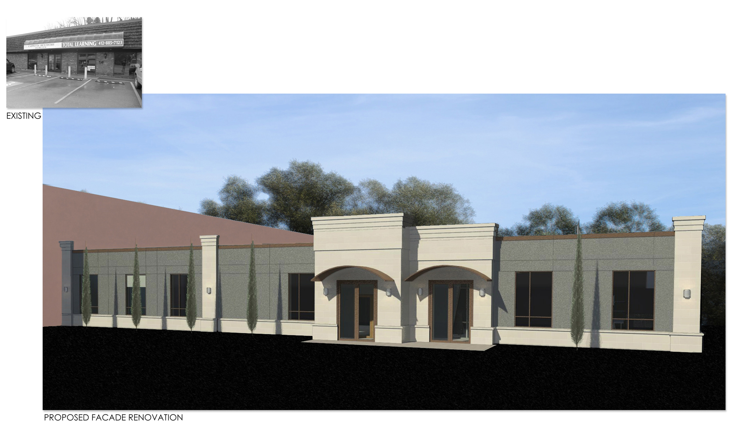 PROCESS: Proposed facade renovation