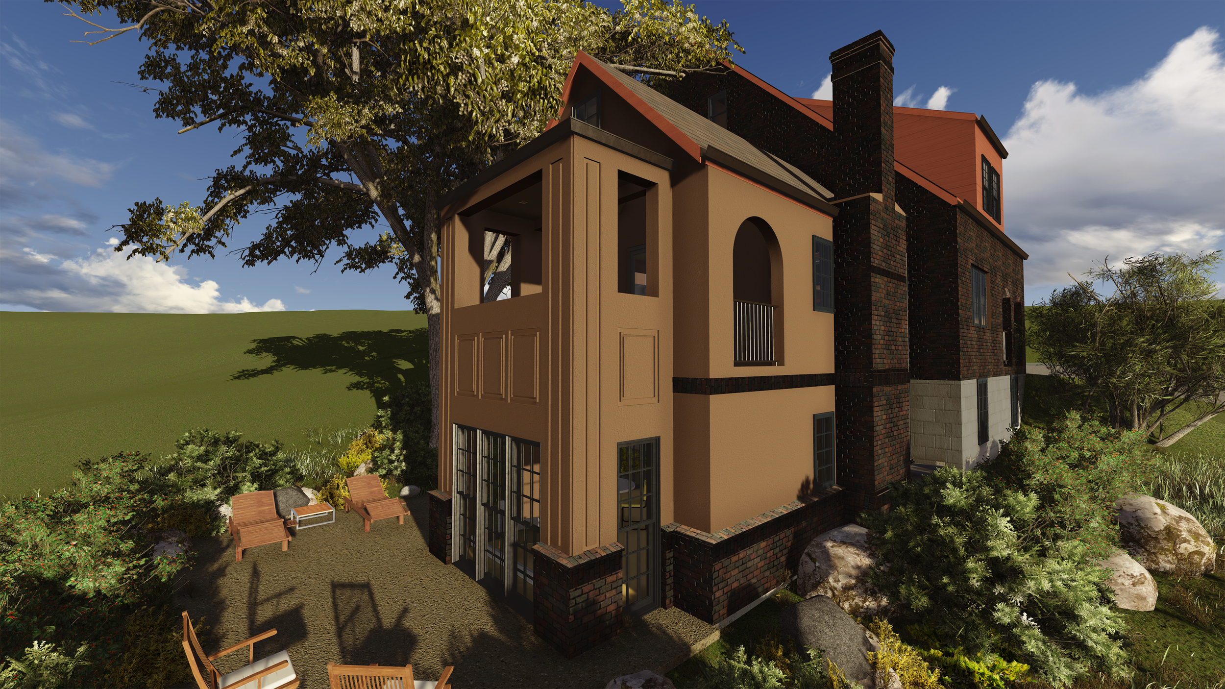 PROCESS: Exterior Finish Design Option 2