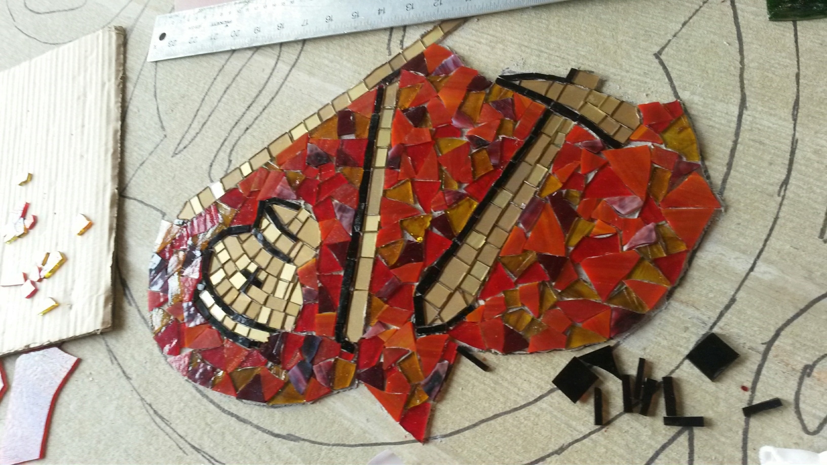 PROCESS: "Instruments of the Passion" Mosaic
