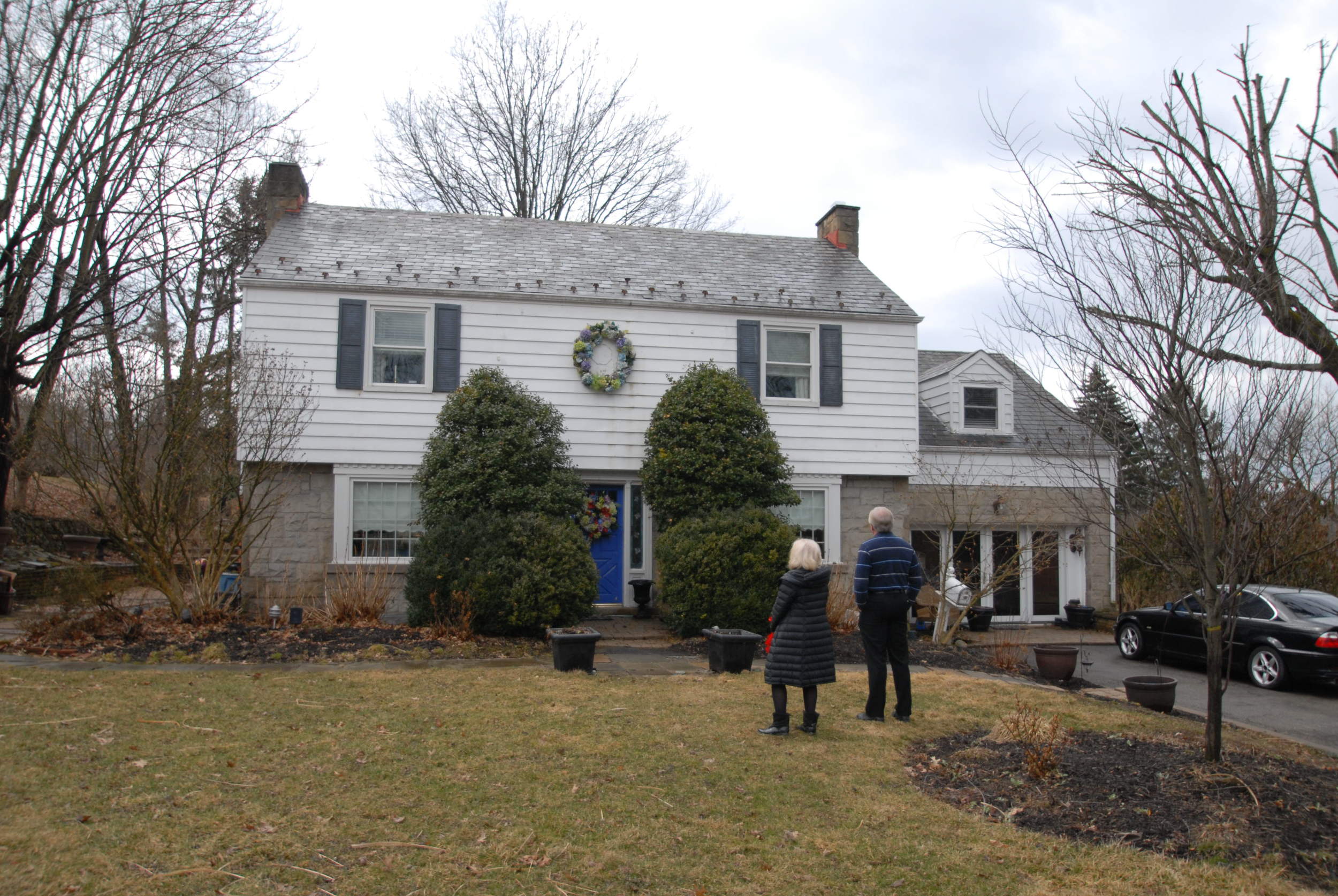 BEFORE: Existing street facade 