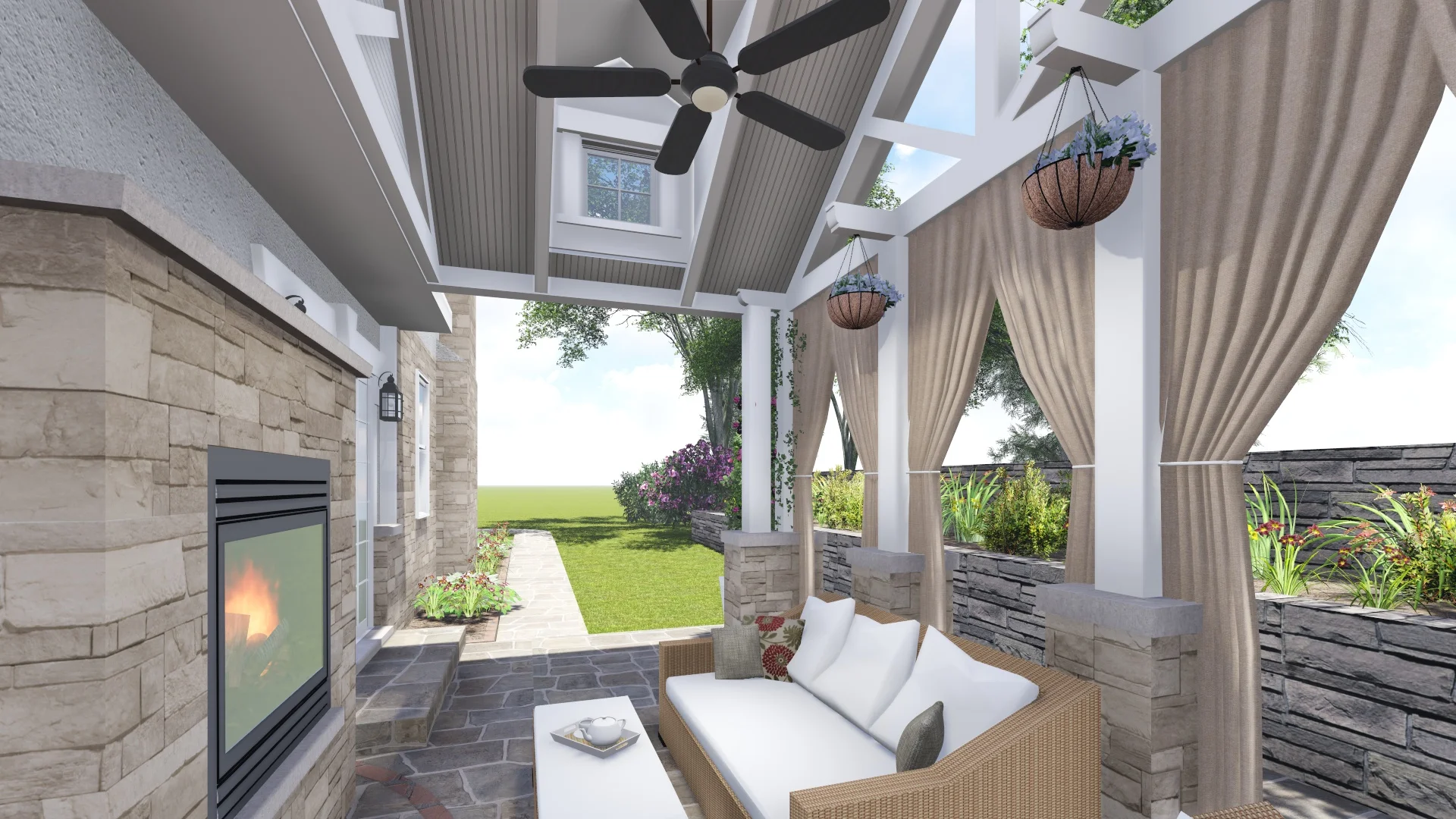 PROCESS: New side porch design option