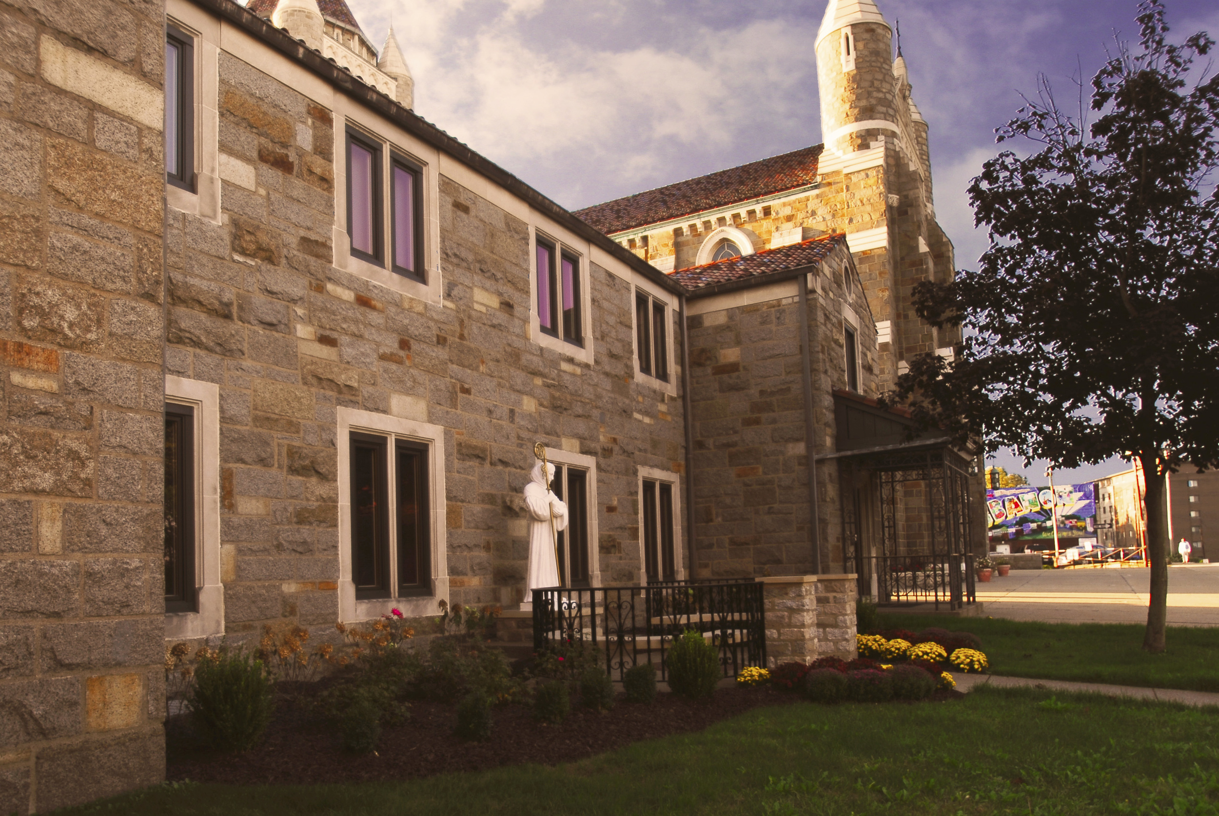 COMPLETED: Final design with fall landscaping