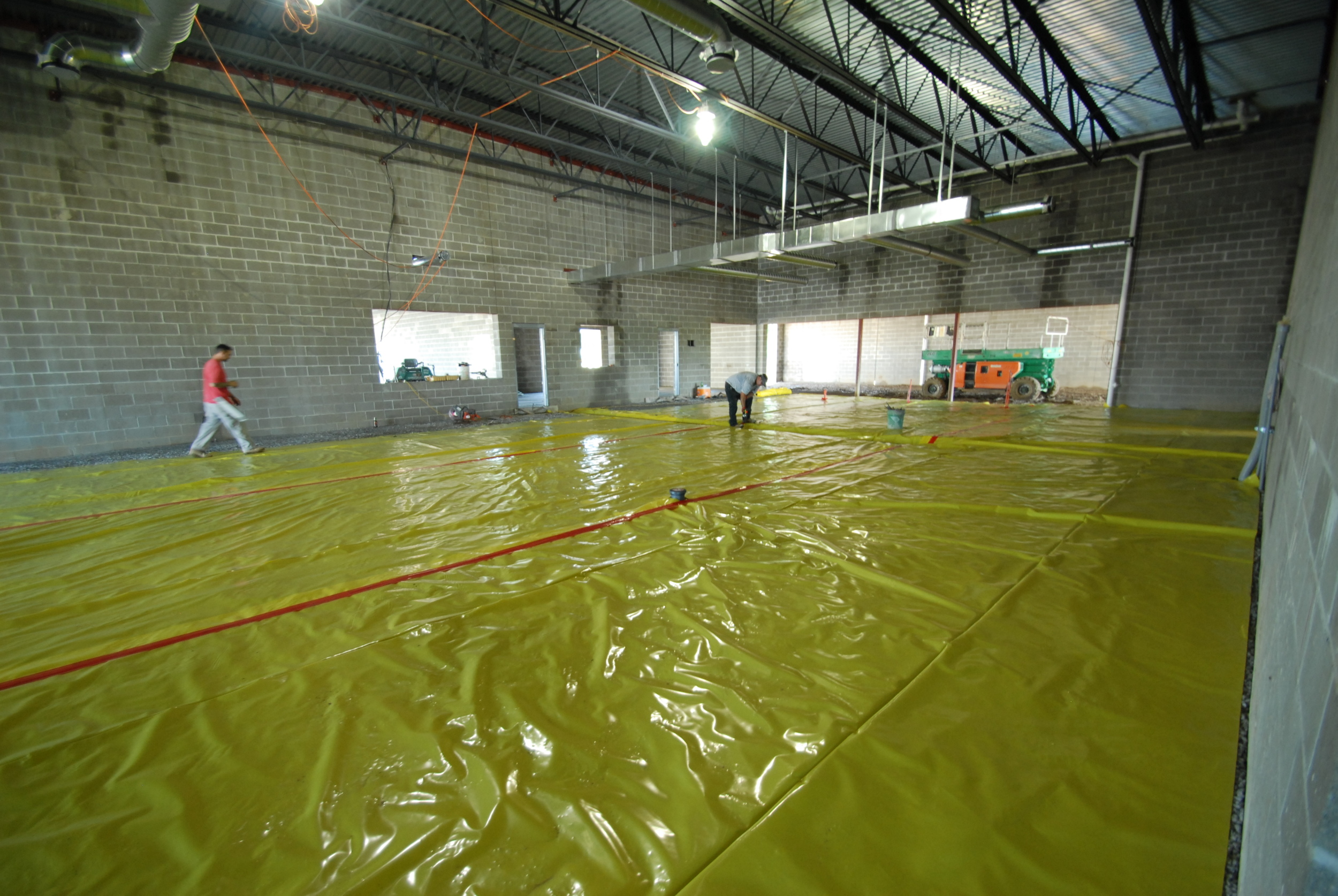 PROCESS: Concrete pour prep