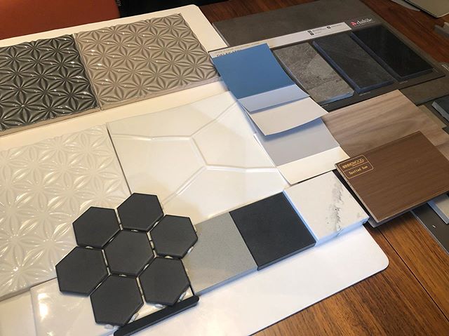 A little bit classic, a little bit modern finish palette in progress 🎨 #finishday #residentialarchitecture #dreamhome