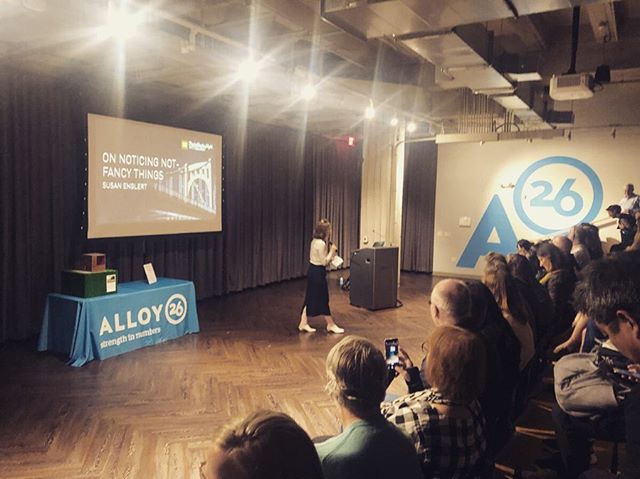 A great creative combo last night: @aiapgh Design Pittsburgh exhibition X @pechakuchapgh #designpgh #architectsinthewild #piecesofpittsburgh