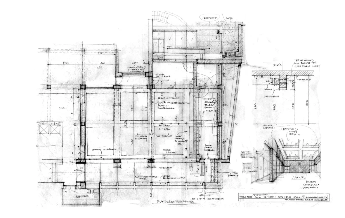   HEAD OFFICE ANCE   Expansion of the auditorium, Rome, Italy 