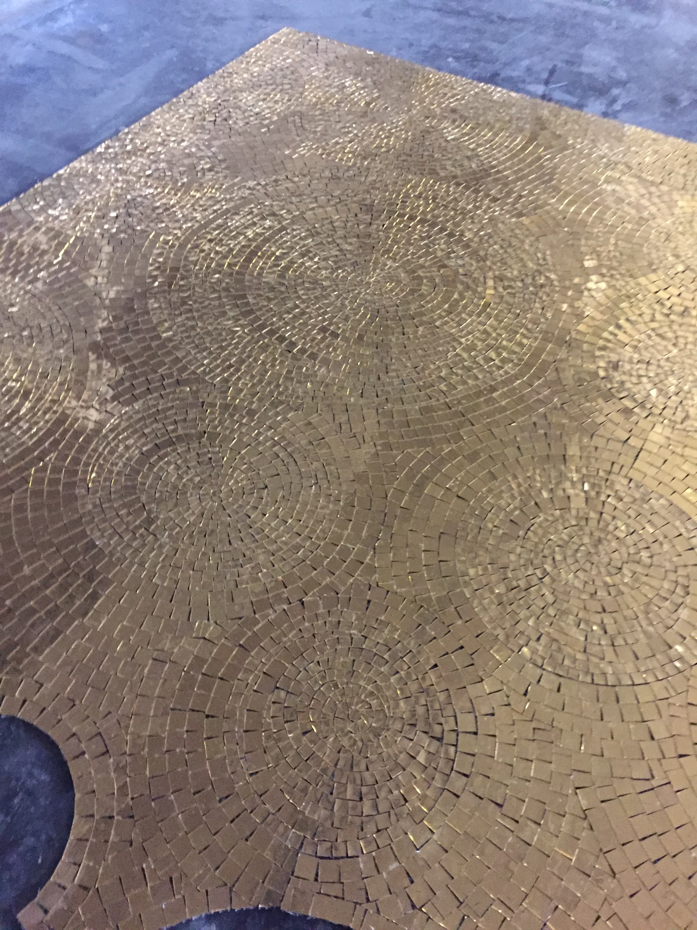 EDM - ENTRANCE - GOLD MOSIAC - IN PROGRESS (4).JPG