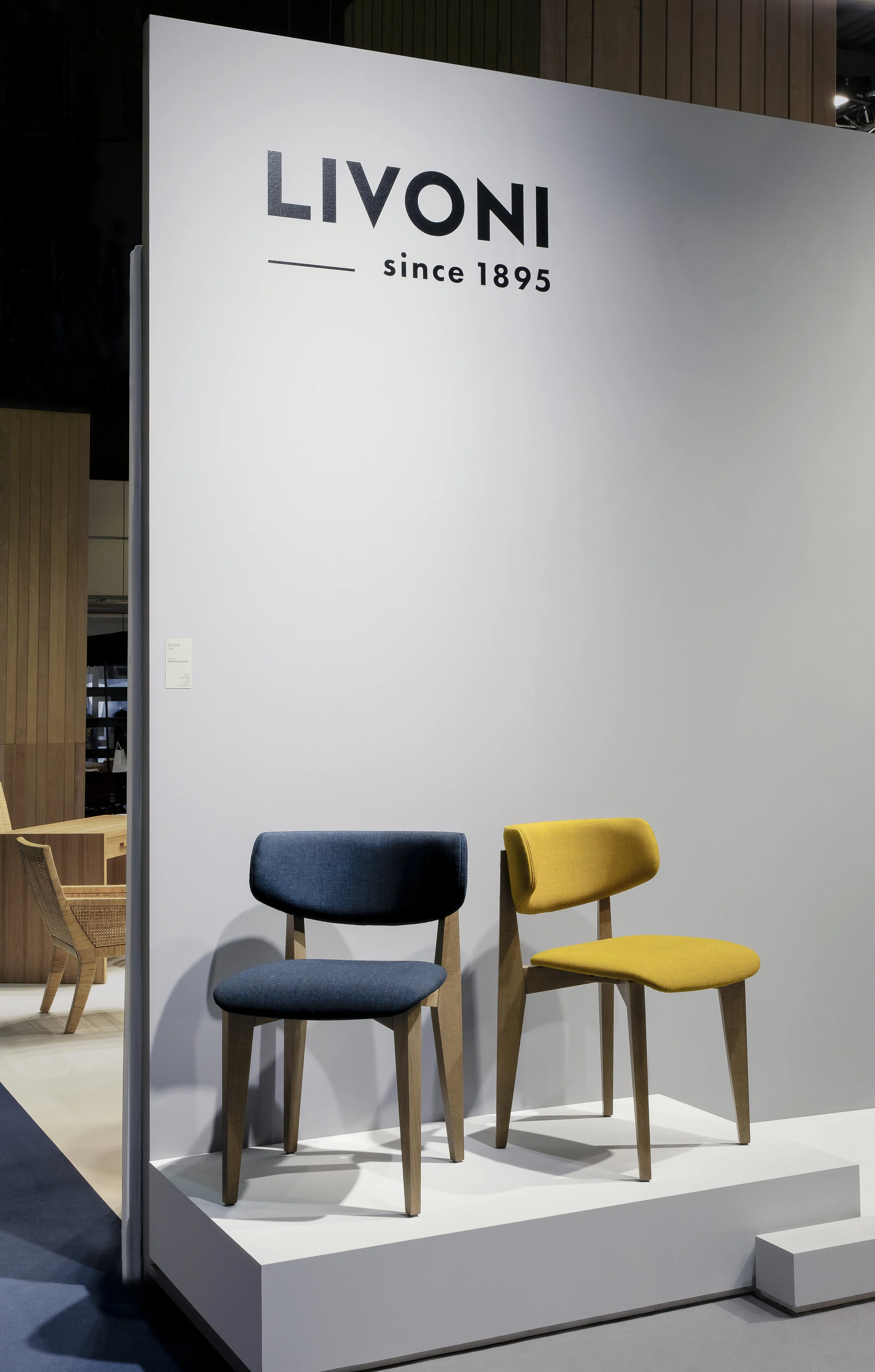  LIVONI chairs  Ksenia  design Massimo Iosa Ghini  fabric collection 2018 