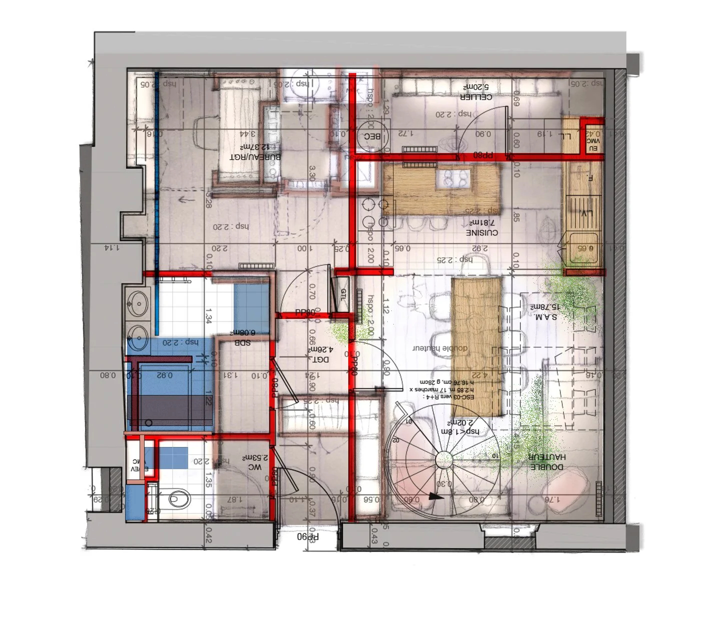 240428_Plan R+0 Demolition avec texte V.jpg