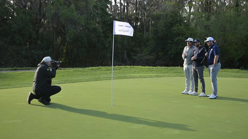 golf-campaign-photoshoot-group-on-green-behind-the-scenes.JPG