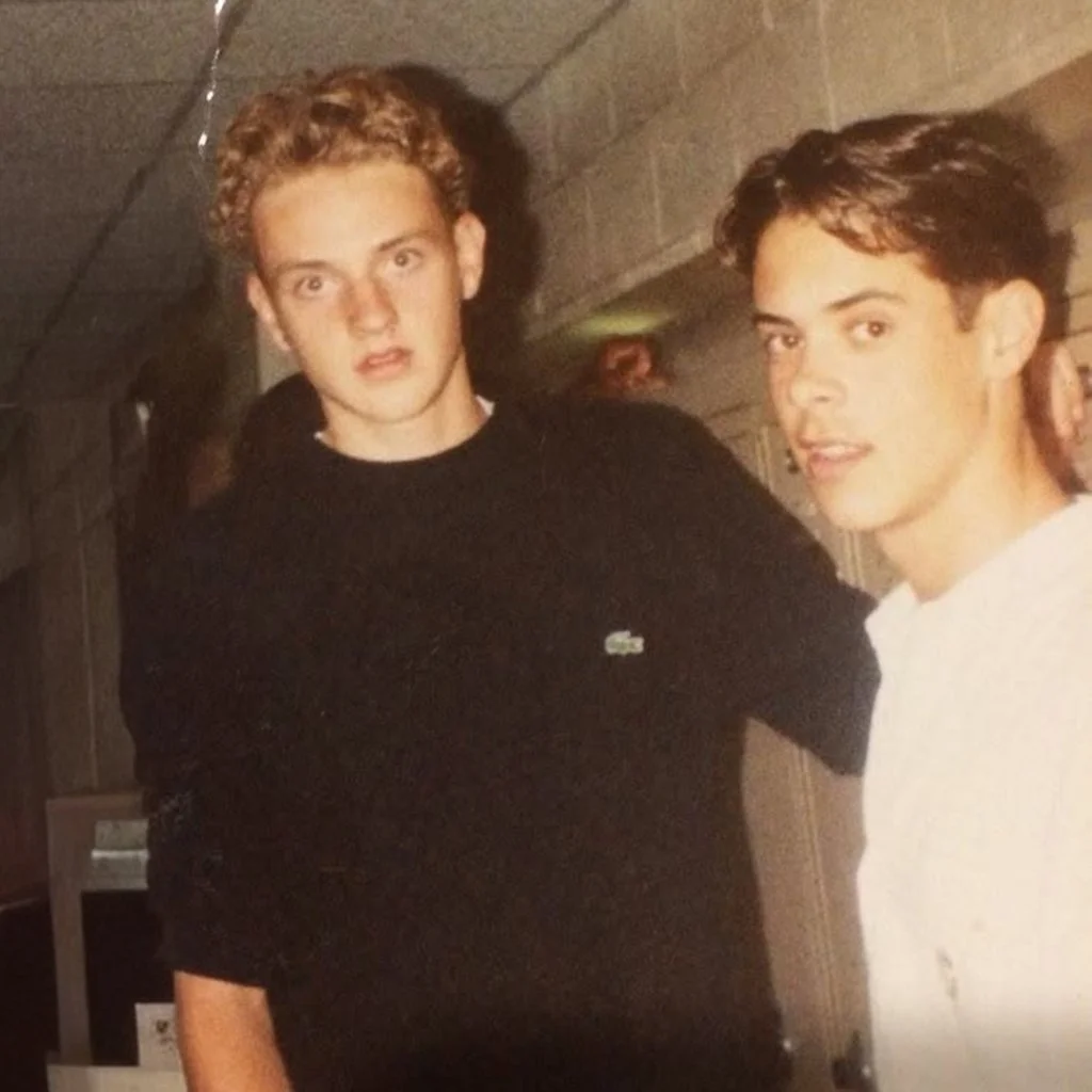 Michael LeGrand and longtime friend Miki Padgett as teenagers around 1994.