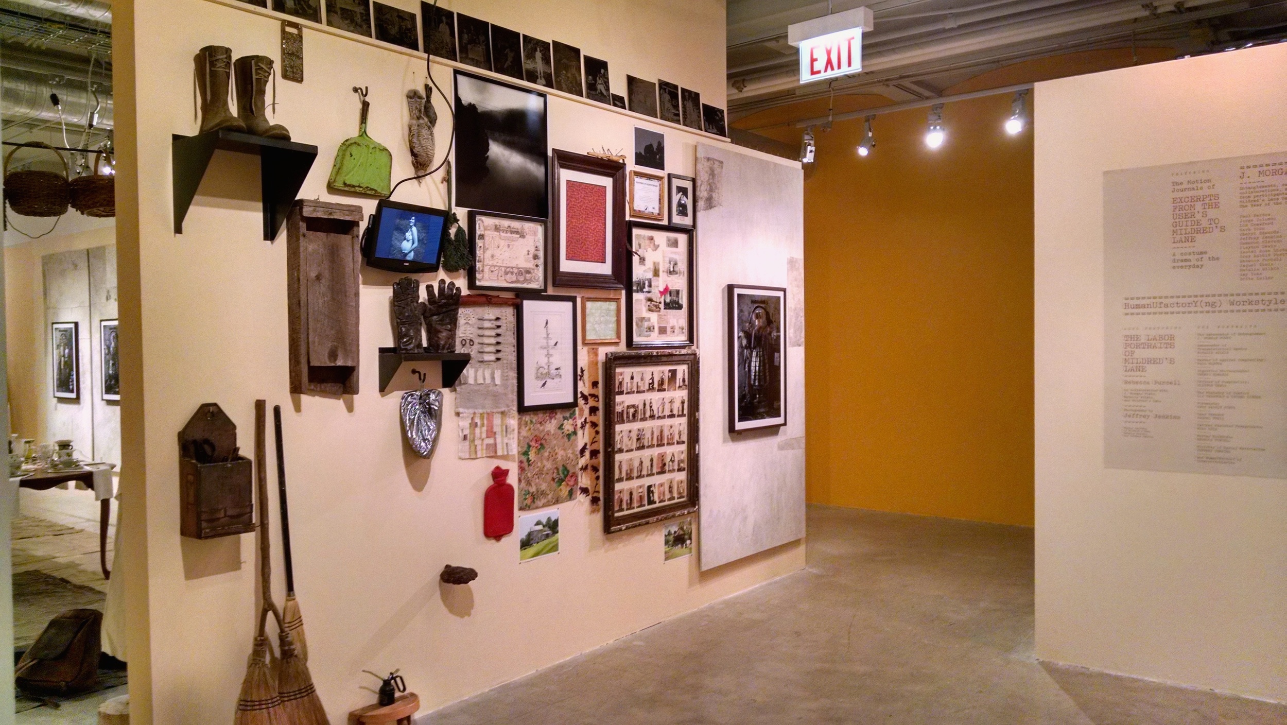 Wall installation view.